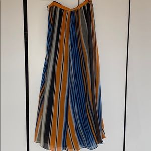 Full length colorful skirt